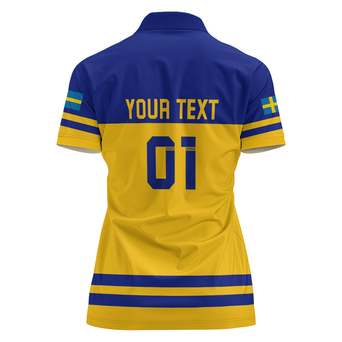 Sweden Hockey 2024 Women Polo Shirt Tre Kronor Come on - Wonder Print Shop