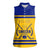 Sweden Hockey 2024 Women Sleeveless Polo Shirt Tre Kronor Come on - Wonder Print Shop