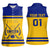 Sweden Hockey 2024 Women Sleeveless Polo Shirt Tre Kronor Come on - Wonder Print Shop