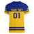 Sweden Hockey 2024 Women V-Neck T-Shirt Tre Kronor Come on - Wonder Print Shop