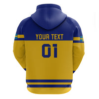 Sweden Hockey 2024 Zip Hoodie Tre Kronor Come on - Wonder Print Shop