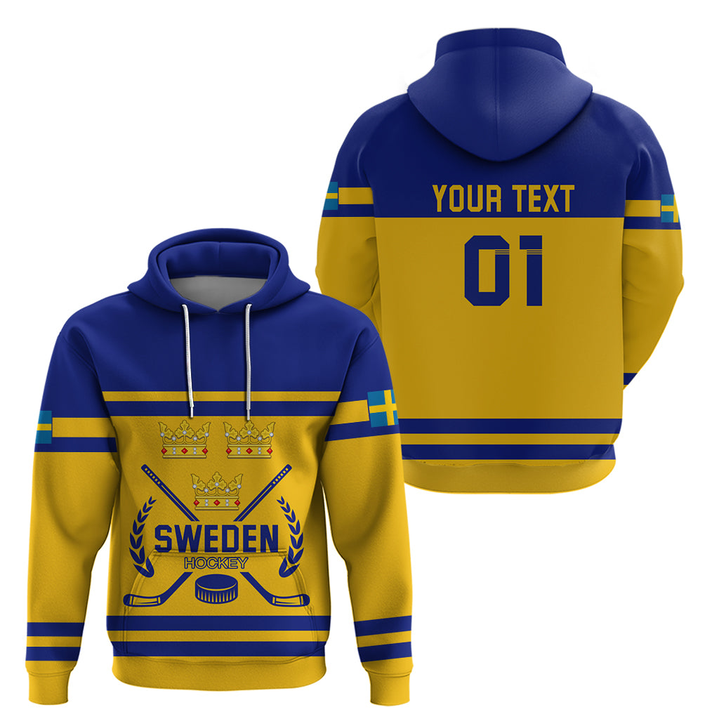 Sweden Hockey 2024 Zip Hoodie Tre Kronor Come on - Wonder Print Shop