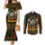 Juneteenth Celebration 2024 Couples Matching Mermaid Dress and Long Sleeve Button Shirt Black History June 19