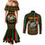 Juneteenth Celebration 2024 Couples Matching Mermaid Dress and Long Sleeve Button Shirt Black History June 19