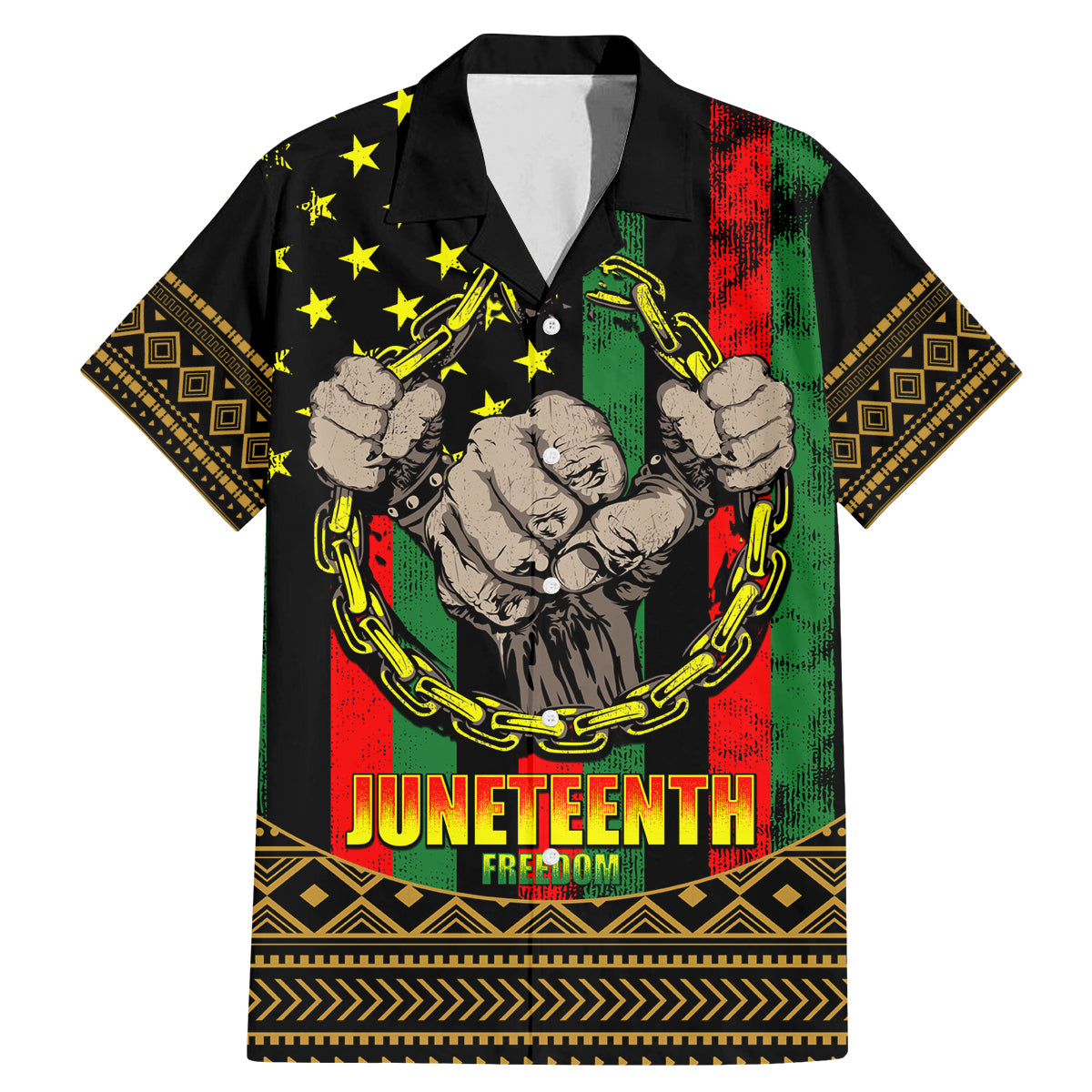 Juneteenth Celebration 2024 Family Matching Mermaid Dress and Hawaiian Shirt Black History June 19 - Wonder Print Shop