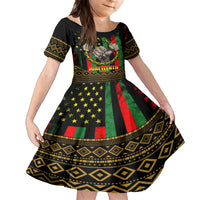 Juneteenth Celebration 2024 Family Matching Off Shoulder Maxi Dress and Hawaiian Shirt Black History June 19 - Wonder Print Shop