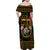 Juneteenth Celebration 2024 Family Matching Off Shoulder Maxi Dress and Hawaiian Shirt Black History June 19 - Wonder Print Shop