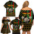 Juneteenth Celebration 2024 Family Matching Off Shoulder Short Dress and Hawaiian Shirt Black History June 19 - Wonder Print Shop