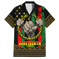 Juneteenth Celebration 2024 Family Matching Off Shoulder Short Dress and Hawaiian Shirt Black History June 19 - Wonder Print Shop