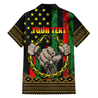 Juneteenth Celebration 2024 Family Matching Off Shoulder Short Dress and Hawaiian Shirt Black History June 19 - Wonder Print Shop