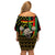 Juneteenth Celebration 2024 Family Matching Off Shoulder Short Dress and Hawaiian Shirt Black History June 19 - Wonder Print Shop