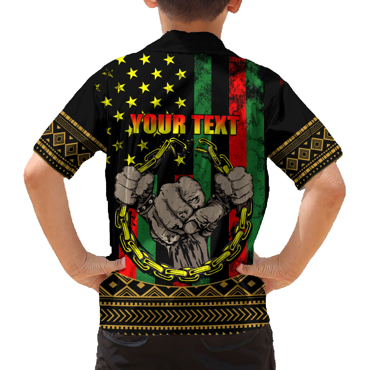 Juneteenth Celebration 2024 Family Matching Puletasi and Hawaiian Shirt Black History June 19 - Wonder Print Shop