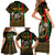 Juneteenth Celebration 2024 Family Matching Short Sleeve Bodycon Dress and Hawaiian Shirt Black History June 19 - Wonder Print Shop