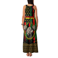 Juneteenth Celebration 2024 Family Matching Tank Maxi Dress and Hawaiian Shirt Black History June 19 - Wonder Print Shop