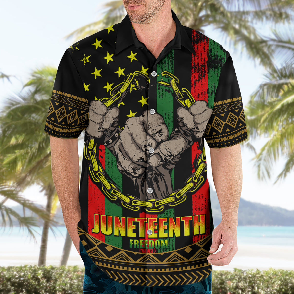 Juneteenth Celebration 2024 Hawaiian Shirt Black History June 19 - Wonder Print Shop