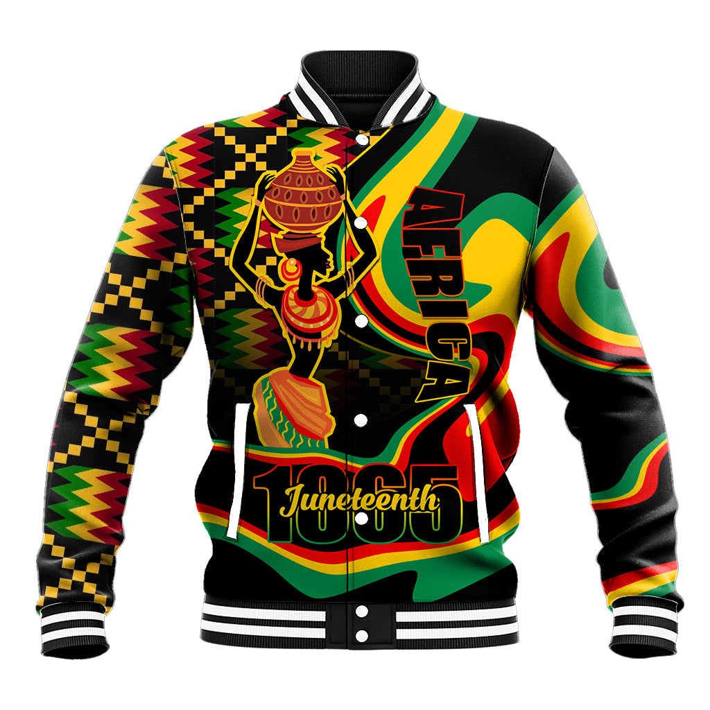 Juneteenth 2024 Baseball Jacket 1865 Freedom Day Anniversary - Wonder Print Shop