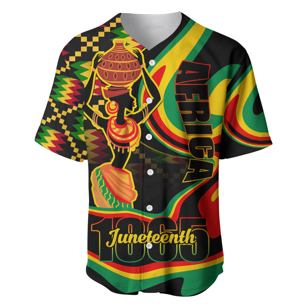 Juneteenth 2024 Baseball Jersey 1865 Freedom Day Anniversary - Wonder Print Shop