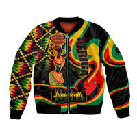 Juneteenth 2024 Bomber Jacket 1865 Freedom Day Anniversary - Wonder Print Shop