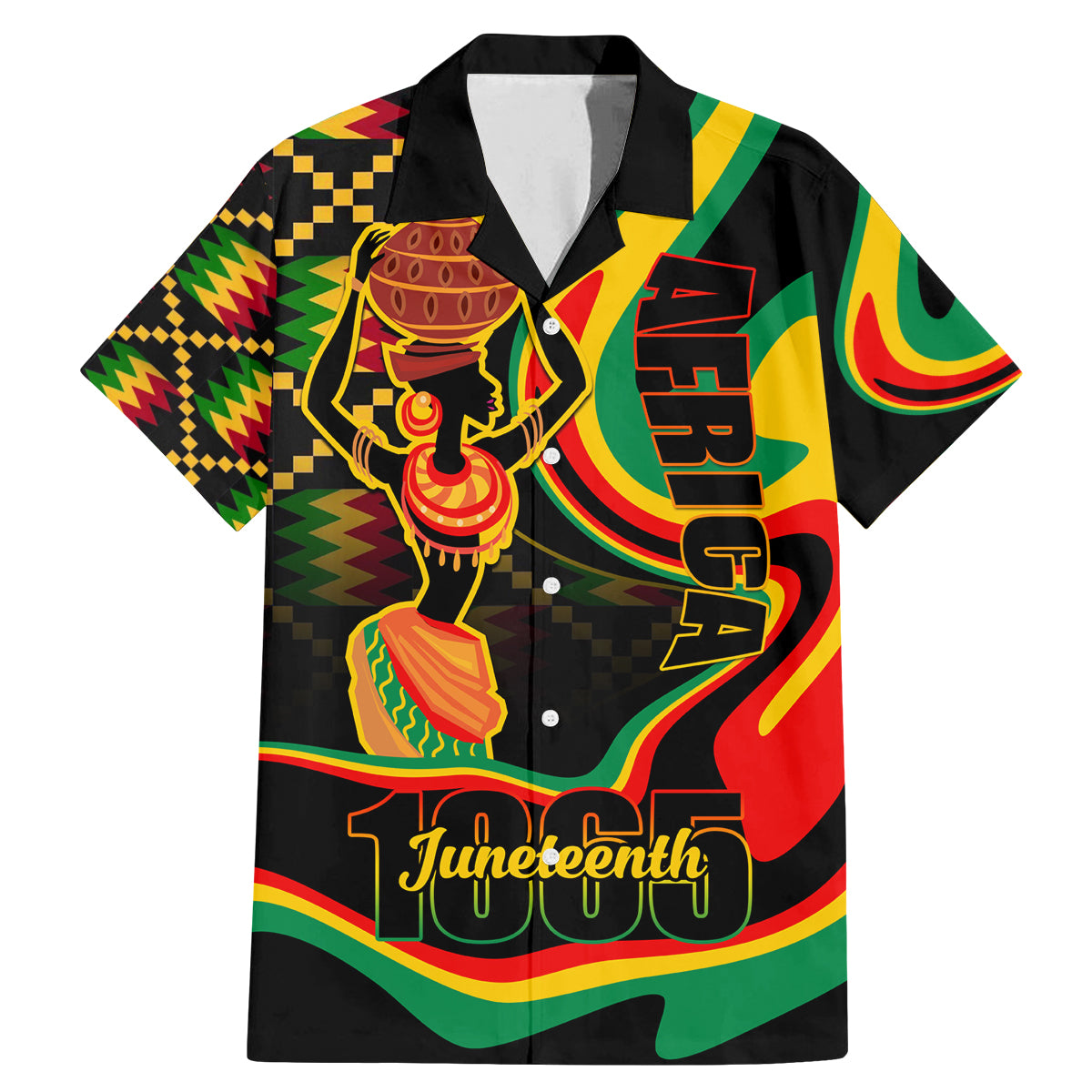 Juneteenth 2024 Family Matching Mermaid Dress and Hawaiian Shirt 1865 Freedom Day Anniversary - Wonder Print Shop