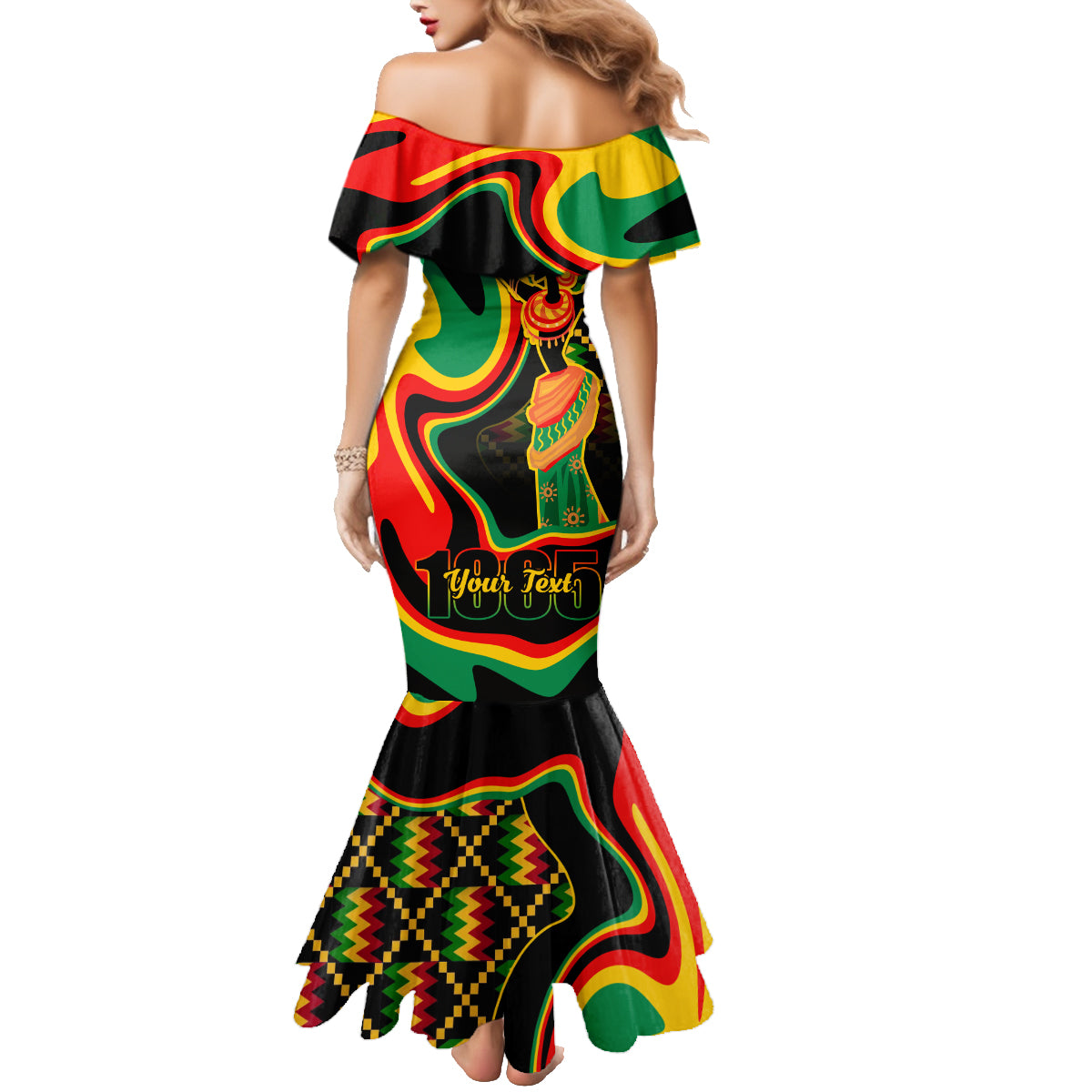 Juneteenth 2024 Family Matching Mermaid Dress and Hawaiian Shirt 1865 Freedom Day Anniversary - Wonder Print Shop