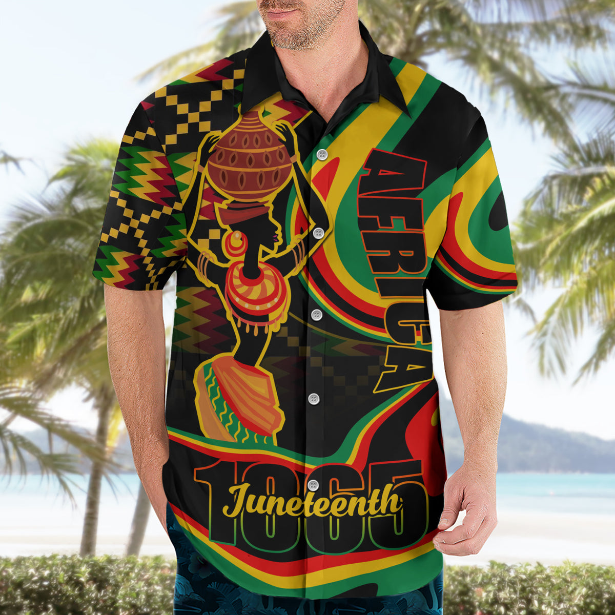Juneteenth 2024 Hawaiian Shirt 1865 Freedom Day Anniversary - Wonder Print Shop