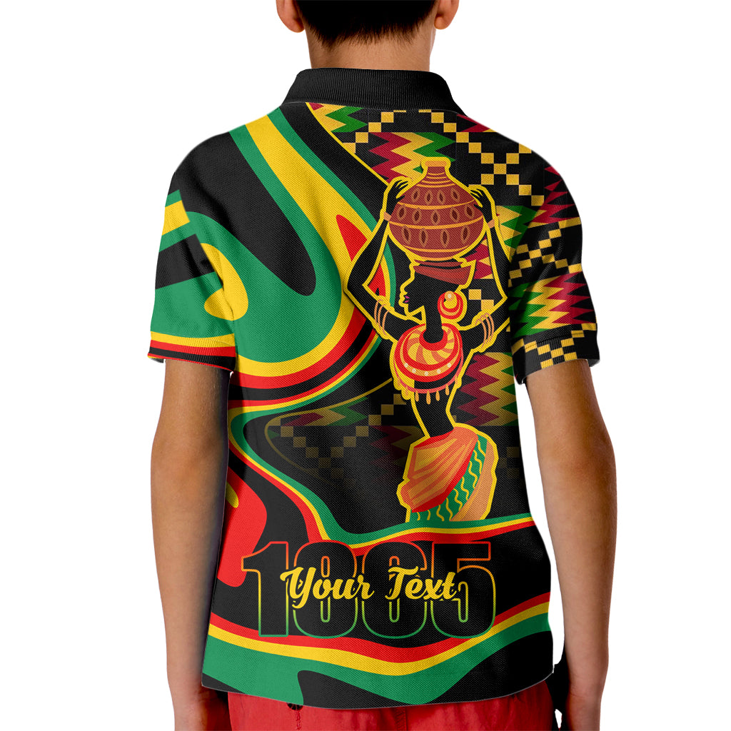 Juneteenth 2024 Kid Polo Shirt 1865 Freedom Day Anniversary - Wonder Print Shop