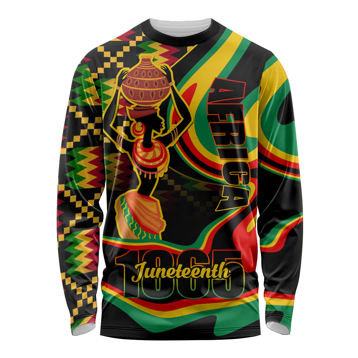 Juneteenth 2024 Long Sleeve Shirt 1865 Freedom Day Anniversary - Wonder Print Shop
