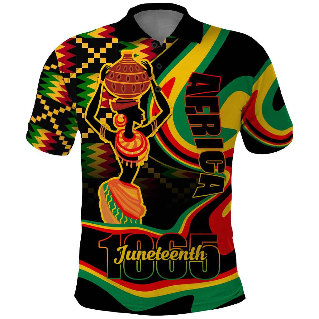 Juneteenth 2024 Polo Shirt 1865 Freedom Day Anniversary - Wonder Print Shop