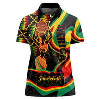 Juneteenth 2024 Women Polo Shirt 1865 Freedom Day Anniversary - Wonder Print Shop