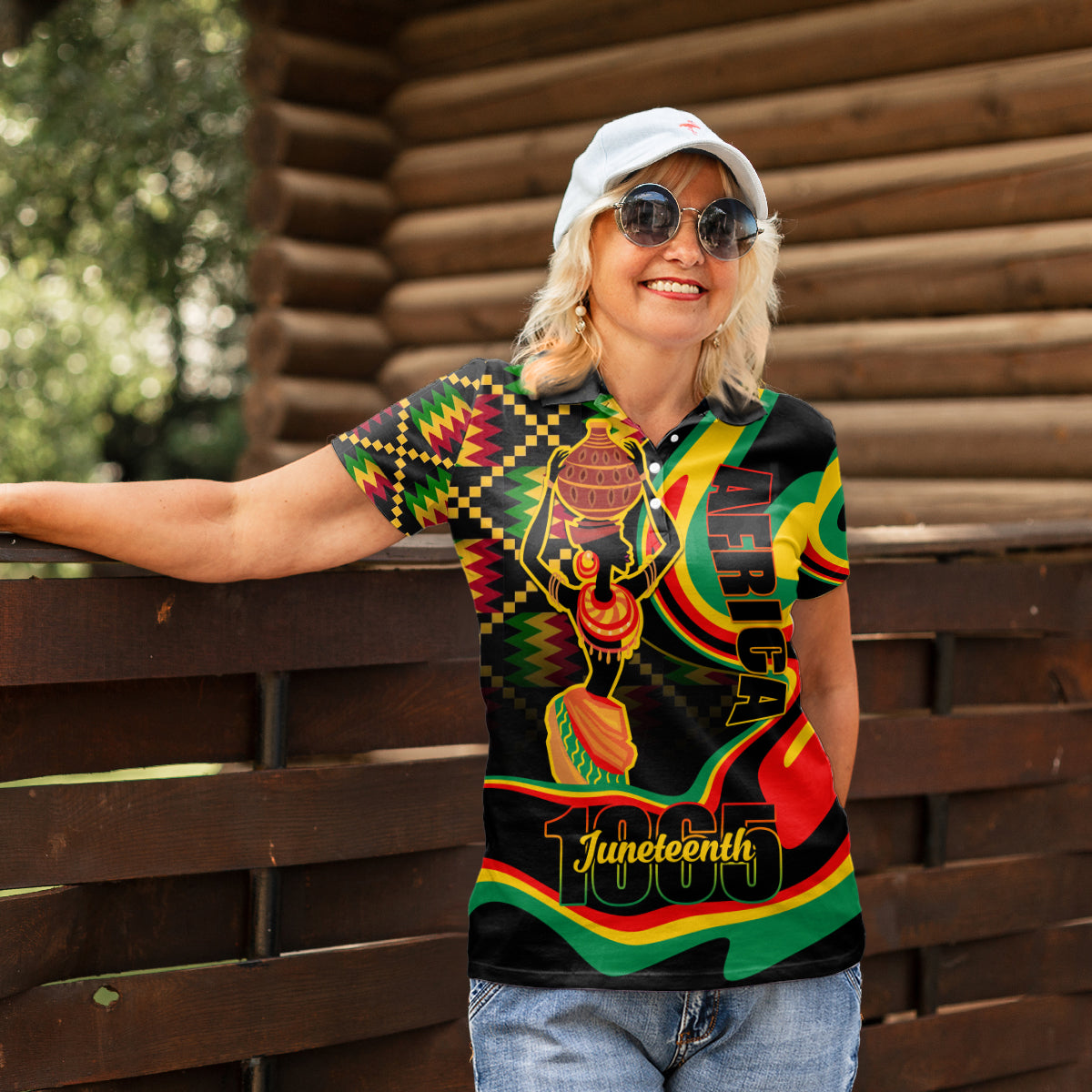 Juneteenth 2024 Women Polo Shirt 1865 Freedom Day Anniversary - Wonder Print Shop