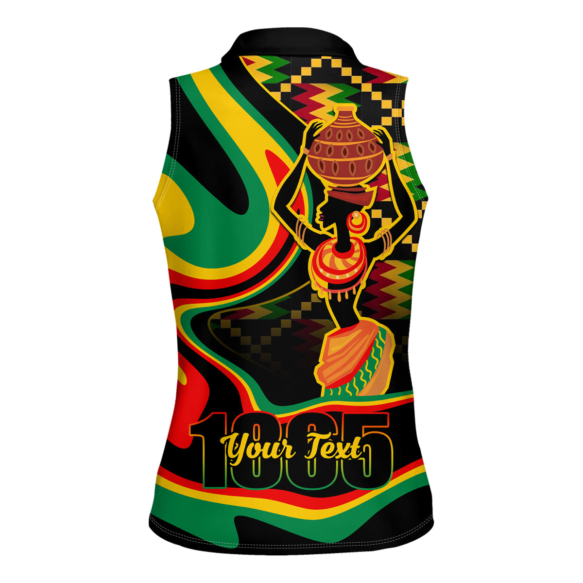 Juneteenth 2024 Women Sleeveless Polo Shirt 1865 Freedom Day Anniversary - Wonder Print Shop