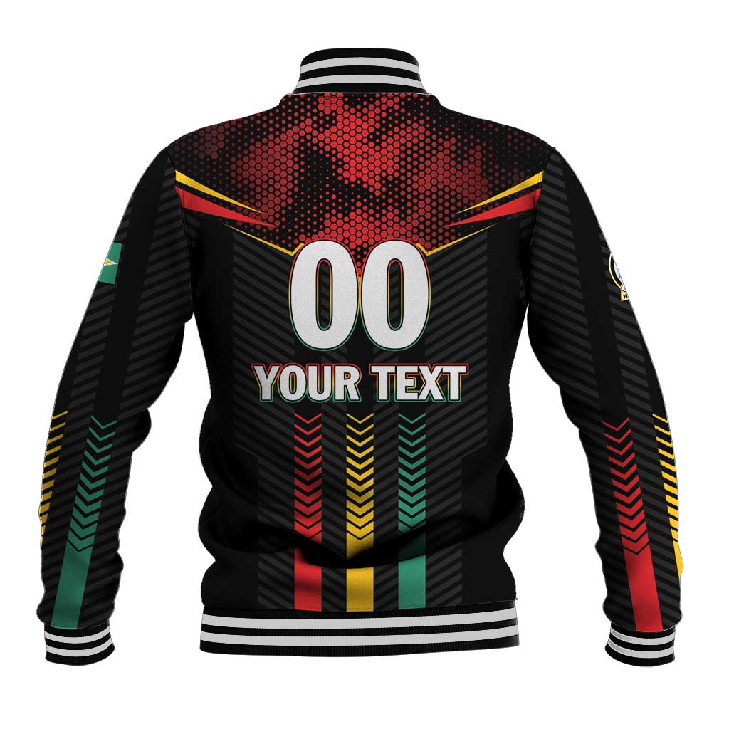 Custom Cricket Guyana Harpy Eagles Baseball Jacket Let's Go Guyana