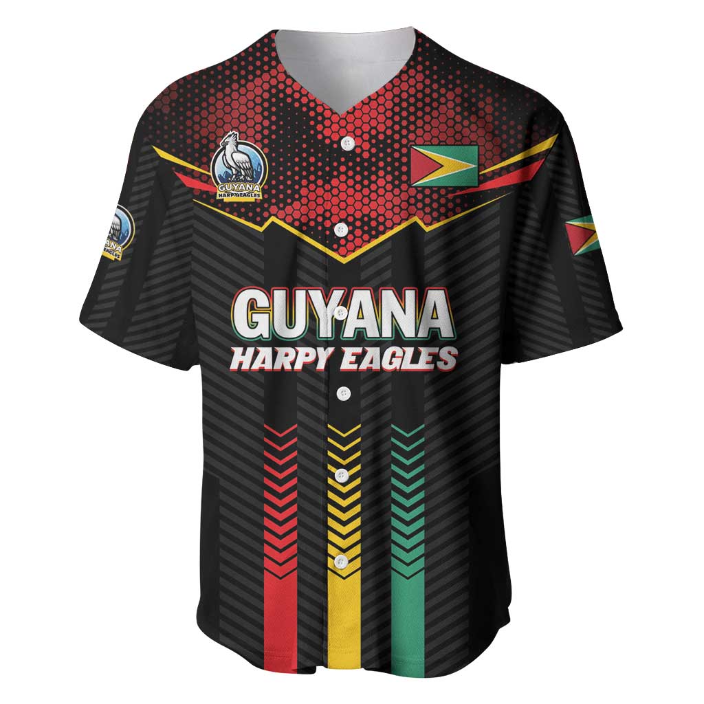 Custom Cricket Guyana Harpy Eagles Baseball Jersey Let's Go Guyana