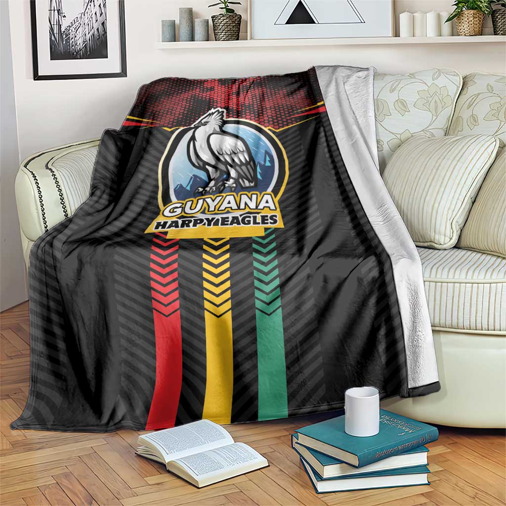 Cricket Guyana Harpy Eagles Blanket Let's Go Guyana