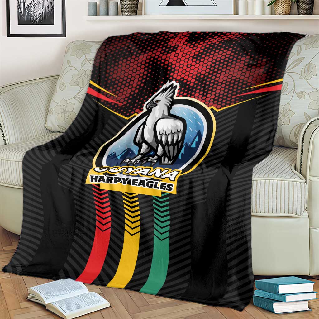 Cricket Guyana Harpy Eagles Blanket Let's Go Guyana