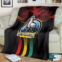 Cricket Guyana Harpy Eagles Blanket Let's Go Guyana