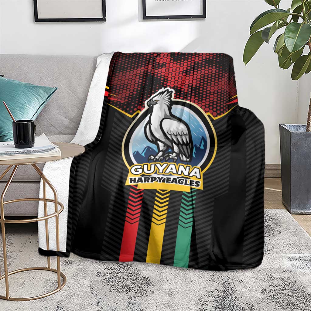 Cricket Guyana Harpy Eagles Blanket Let's Go Guyana