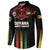 Custom Cricket Guyana Harpy Eagles Button Sweatshirt Let's Go Guyana