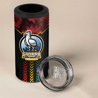Custom Cricket Guyana Harpy Eagles 4 in 1 Can Cooler Tumbler Let's Go Guyana