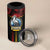 Custom Cricket Guyana Harpy Eagles 4 in 1 Can Cooler Tumbler Let's Go Guyana