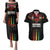 Custom Cricket Guyana Harpy Eagles Couples Matching Puletasi and Hawaiian Shirt Let's Go Guyana