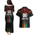 Custom Cricket Guyana Harpy Eagles Couples Matching Puletasi and Hawaiian Shirt Let's Go Guyana