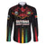 Custom Cricket Guyana Harpy Eagles Family Matching Long Sleeve Bodycon Dress and Hawaiian Shirt Let's Go Guyana