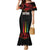 Custom Cricket Guyana Harpy Eagles Family Matching Mermaid Dress and Hawaiian Shirt Let's Go Guyana