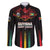 Custom Cricket Guyana Harpy Eagles Family Matching Off The Shoulder Long Sleeve Dress and Hawaiian Shirt Let's Go Guyana