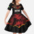 Custom Cricket Guyana Harpy Eagles Family Matching Off Shoulder Maxi Dress and Hawaiian Shirt Let's Go Guyana