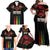Custom Cricket Guyana Harpy Eagles Family Matching Off Shoulder Maxi Dress and Hawaiian Shirt Let's Go Guyana