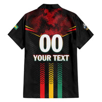 Custom Cricket Guyana Harpy Eagles Family Matching Off Shoulder Maxi Dress and Hawaiian Shirt Let's Go Guyana