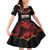 Custom Cricket Guyana Harpy Eagles Family Matching Off Shoulder Short Dress and Hawaiian Shirt Let's Go Guyana