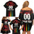 Custom Cricket Guyana Harpy Eagles Family Matching Off Shoulder Short Dress and Hawaiian Shirt Let's Go Guyana